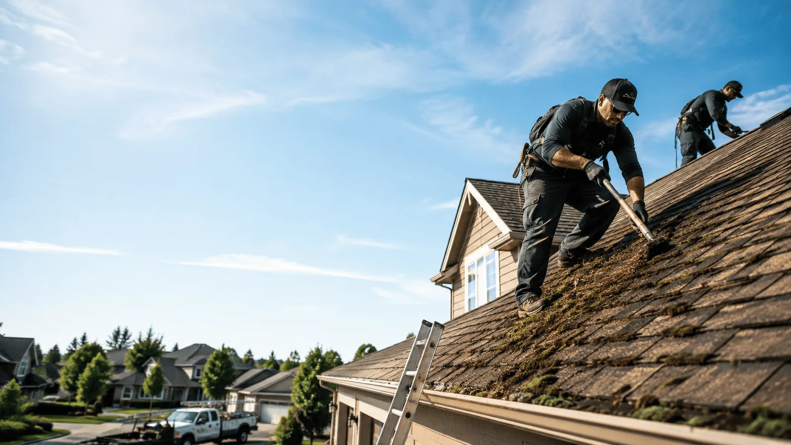 Roof Moss Removal in Franklin Park, IL near me